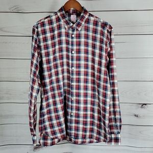 Scotch & Soda• xl shirt plaid button up red/blue